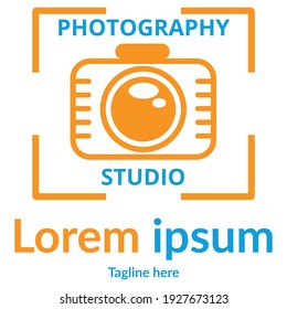 Logo Design template Camera,  photography studio, photographer, photo. Company, brand, branding, corporate, identity, logotype. 
