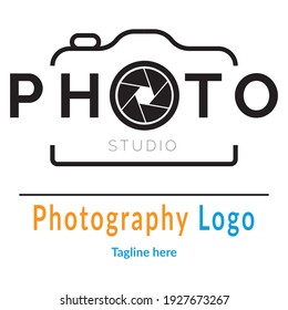 Logo Camera Photographer Abstract Silhouette Photography Stock Vector ...