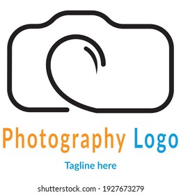 Logo Design template Camera,  photography studio, photographer, photo. Company, brand, branding, corporate, identity, logotype. 
