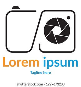 Logo Design Vorlage Kamera, Fotografie Studio, Fotograf, Foto. Unternehmen, Marke, Branding, Unternehmen, Identität, Logo. 