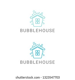 Logo design template for a cleaning service company.