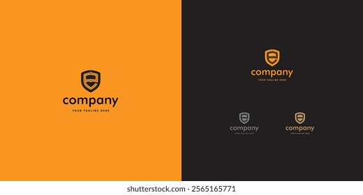 Logo design template with E alphabet. Letterform design. Mark or design template. Vector illustration.