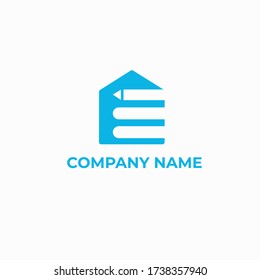 Logo design template for education