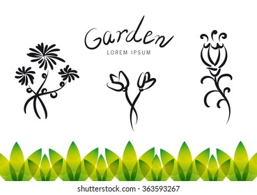 Logo Design. Template Design. Floral Concept. Vector