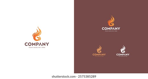 Logo design template with G alphabet. Letterform design. Mark or design template. Vector illustration.