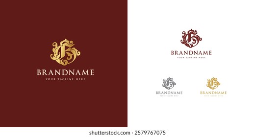 Logo design template with G alphabet. Letterform design. Mark or design template. Vector illustration.