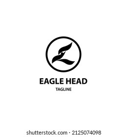logo design template. Illustration of eagle head