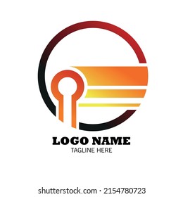 Logo design template with isolated white background. Logo design for illustration