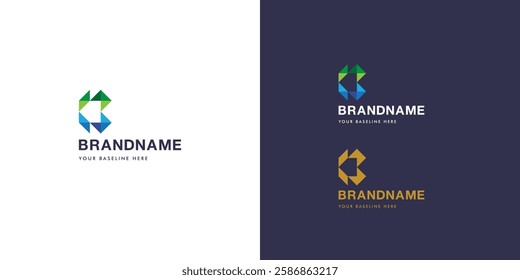 Logo design template with K alphabet. Letterform design. Mark or design template. Vector illustration.