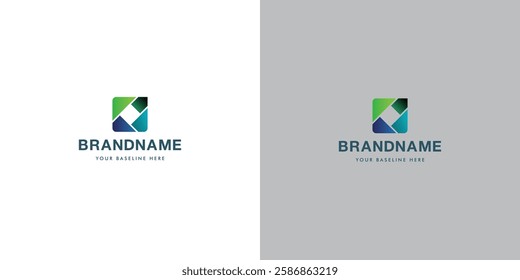 Logo design template with K alphabet. Letterform design. Mark or design template. Vector illustration.