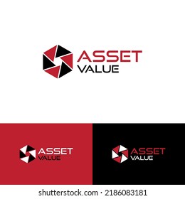 Logo design template, letter A, Consulting, Holding, Financial, Business, Consulting, Industrial