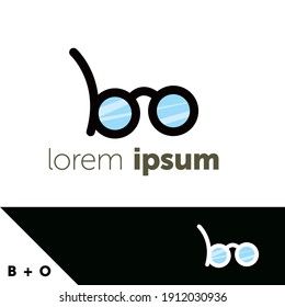 Logo design template. Letter B and O concept. Creative monogram inspiration. Monograms are often made by combining the initials of an individual or a company, used as recognizable symbols or logos.