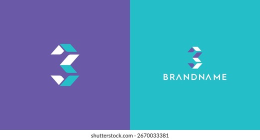 Modelo de design de logotipo com letra B. Conceito de design de identidade de marca. Design de logotipo para empresas novas ou de negócios.