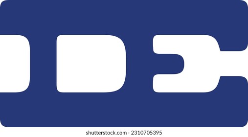 Logo Design Template with the letter D and E Monogram