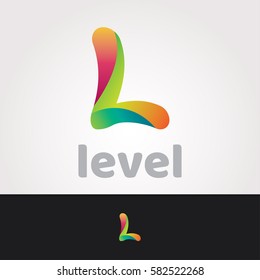 Logo design template. Letter L business company icon. Isolated vector illustration
