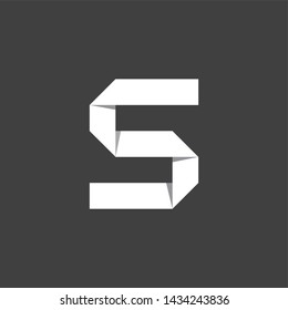 logo design template - letter S