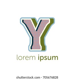 Logo design template. Letter Y concept. Creative vector icon