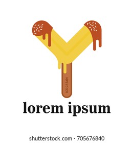 Logo design template. Letter Y concept. Creative vector icon