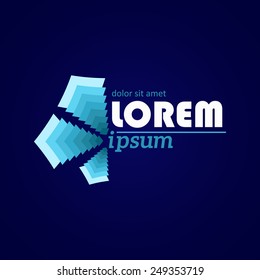Logo design template. logotype icon. Vector. Vector.