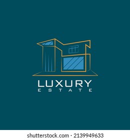 logo design template for luxury real estate