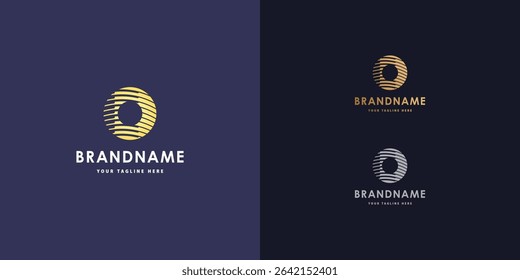 Logo design template with number Zero. Letterform design or brand identity. Mark or symbol. Vector illustration for Brand identity or logo projects.
