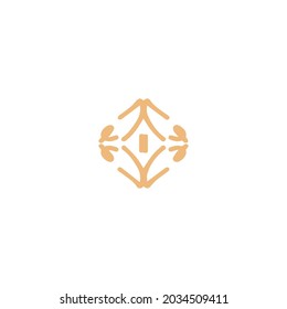 Logo-Design-Vorlage mit Dekorationskonzept