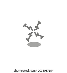 Logo design template with ornament concept