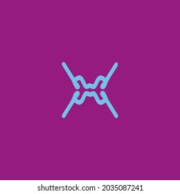 Plantilla de diseño de logotipo con concepto de adorno
