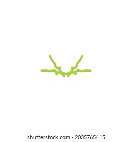 Logo design template with ornament concept