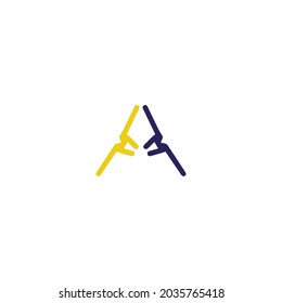 Logo design template with ornament concept