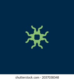 Logo design template, with ornament concept