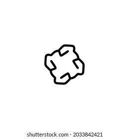 Logo design template, with ornamnet concept