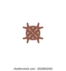 Plantilla de diseño de logotipos, con concepto de adorno