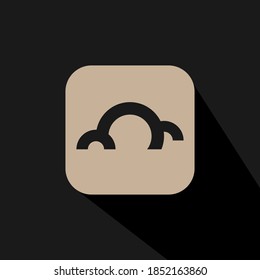 logo design template, with a simple unique logo mouse icon