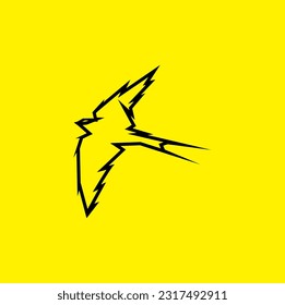 Plantilla de diseño de logotipo, con icono de deglución