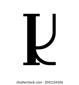 Plantilla de diseño de logotipo de la letra única K logotipo, apta para el logotipo de la marca, el logotipo de la empresa, el icono, las aplicaciones, etc.