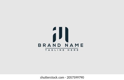 AM Logo Design Template Vector Graphic Branding Element.