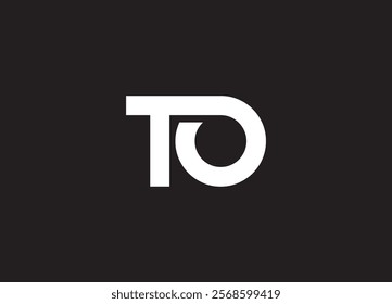 TO Logo Design Template Vector Graphic Branding Element.
