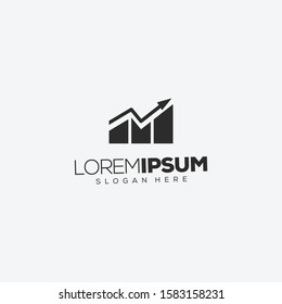 Logo Design Template Vector Icon Financial company