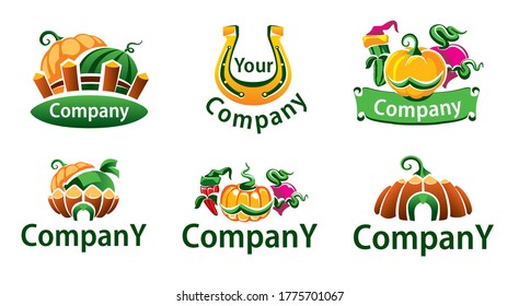 Logo-Design. Vorlagenvektorsymbol