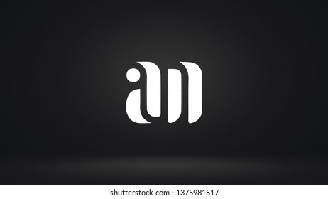 AN logo design template vector illustration icon
