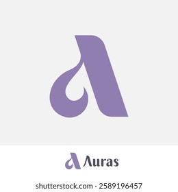 A logo design template vector illustration. Simple A vector logo brand for business and company