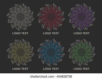 Logo design template in vector, organic logotype and natural concepts