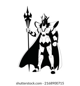plantilla de diseño de logotipo Carácter Warrior