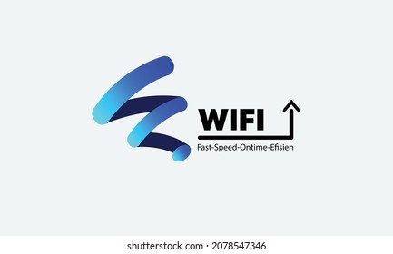 Logo Design Template WIFI vector