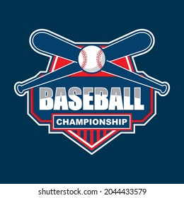 Logo design templates for Baseball-themed events clubs teams