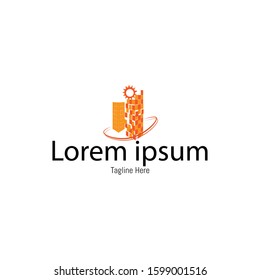 logo design templates build a building