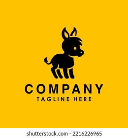 Logo design templates. Little mouse deer vector.