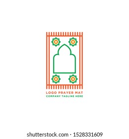 Logo design templates, prayer rugs - Vector