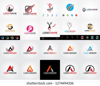 Logo Design Templates Set 